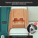 Bandeja de Apoio para Sofá de Bambu