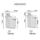 Kit Pote Hermético Multifuncional Copo Medidor