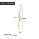 Arandela de Parede Interna LED Minimalista Moderno Polihousi