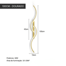 Arandela de Parede Interna LED Minimalista Moderno Polihousi