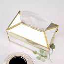 Caixa Porta Lenço Umedecido e Lenço de Papel de Espelhos