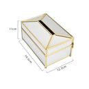 Caixa Porta Lenço Umedecido e Lenço de Papel de Espelhos