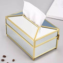 Caixa Porta Lenço Umedecido e Lenço de Papel de Espelhos