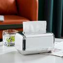 Caixa Porta Lenço Umedecido e Papel Cromado