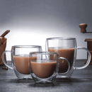 Caneca de Vidro Parede Dupla Cantinho do Café Chá