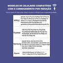 Carregador Iphone Samsung por Indução + Despertador + Luminária