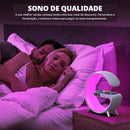 Carregador Iphone Samsung por Indução + Despertador + Luminária