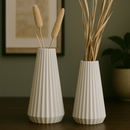Vaso Cone Luxe (PAGUE 1 - LEVE 2 ) - Sofisticação e Estilo para Sua Decoração!