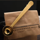 Colher para Café com Presilha Inox Prendedor de Embalagem