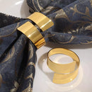 Conjunto Anéis de Guardanapos de Tecido Espiral 6 peças