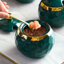 Conjunto de Potes Cerâmica Kit Açucareiro e Saleiro