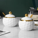 Conjunto de Potes Cerâmica Kit Açucareiro e Saleiro