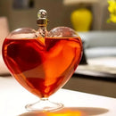 Decanter de Vinho Whisky Coração Vidro Bar em Casa