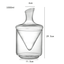 Decanter de Vinho e Whisky Balde de Gelo Vidro Bar