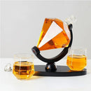 Decanter de Vinho e Whisky Vidro Diamante Home Bar