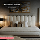 Kit Cabeceira Estofada - Modelo Nuvem