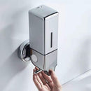 Dispenser de Sabonete Líquido Shampoo Condicionador Quadrado