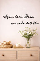 Frase Decorativa - Harmoniza Lar