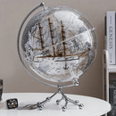 Globo Terrestre Transparente Decoração de Sala