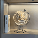 Globo Terrestre Transparente Decoração de Sala