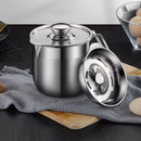 Jarra de Inox Separador de Gema com Tampa