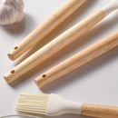 Kit Utensílios de Cozinha 14 Peças Silicone Com Organizador