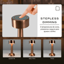 Luminária de Mesa Luxe LED Retrô Recarregável