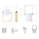 Luminária de Mesa LED com Alça Luminária de Leitura