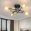 Lustre Luminária de Teto Industrial Moderno