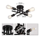 Lustre Luminária de Teto Industrial Moderno