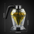 Meleira de Vidro Porta Mel Dispenser com Base