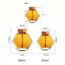 Meleira de Vidro Porta Mel com Colher