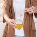 Meleira de Vidro Porta Mel com Colher