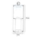 Organizador Porta Algodão e Cotonete Acrílico