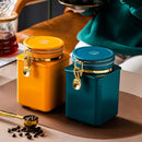 Porta Alimentos Pote com Tampa Hermético para Café