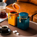 Porta Alimentos Pote com Tampa Hermético para Café