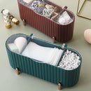 Porta Esponja de Maquiagem e Algodão Decorativo de Luxo