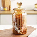 Potes de Vidro Herméticos Porta Mantimentos com Tampa