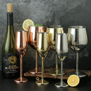 Taça de Champanhe Espumante Colorida Inox Bar em Casa