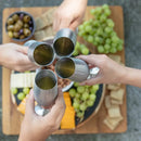 Taça de Champanhe Espumante Colorida Inox Bar em Casa