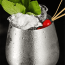 Taça de Vinho Colorida Inox Inquebrável Bar em Casa