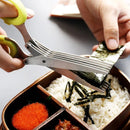Tesoura de Picotar Cozinha 5 Lâminas Temperos Inox