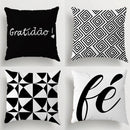 Kit com 04 Capas para Almofadas Decorativas