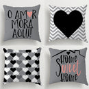 Kit com 04 Capas para Almofadas Decorativas