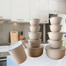 Kit 10 Potes Bowl + Jarra 1.800