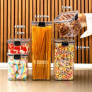 Kit Pote Hermético para Mantimentos de Cozinha Dispensa Armário