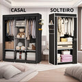 Guarda-Roupa Portátil Desmontável - Prático e Funcional
