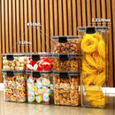 Kit Pote Hermético para Mantimentos de Cozinha Dispensa Armário