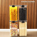 Kit Pote Hermético para Mantimentos de Cozinha Dispensa Armário