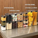 Kit Pote Hermético para Mantimentos de Cozinha Dispensa Armário